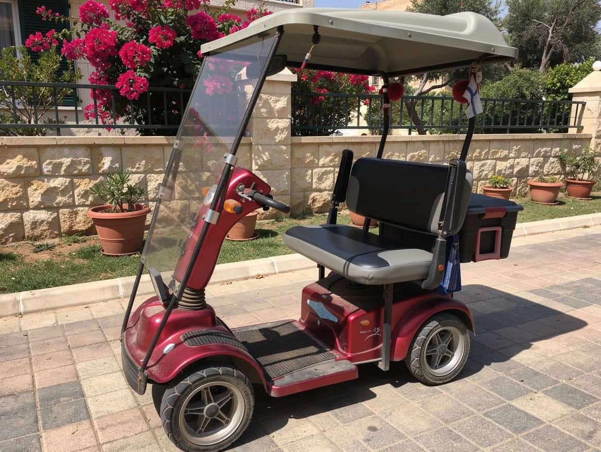 קלנועית 4 גלגלים במצב סביר 2020 בפתח תקווה