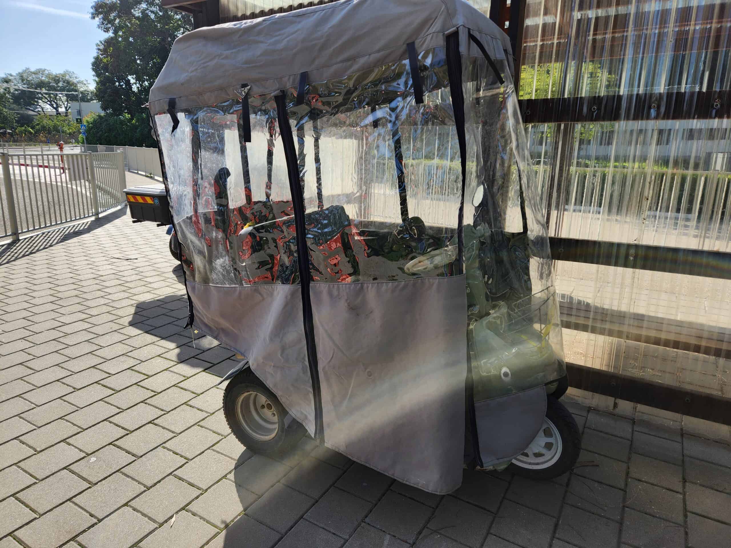 מריץ 3 גלגלים זוגית עם ארגז