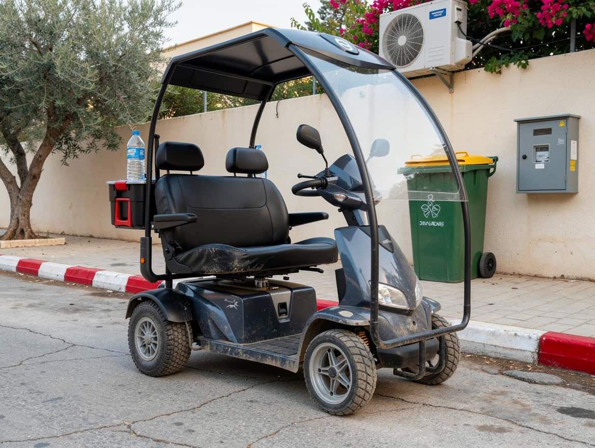 MERITS זוגית 4 גלגלים עם גג