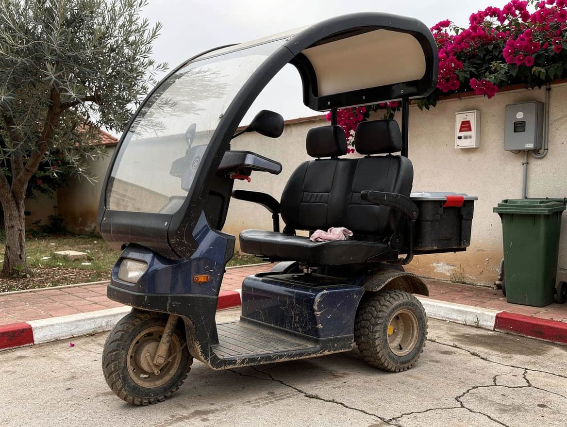 קלנועית זוגית 3 גלגלים למכירה